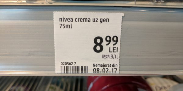 dm has locations in many countries, and I was interested that they also include the “last raised date” for prices in Romania! (see my previous post for more about this)