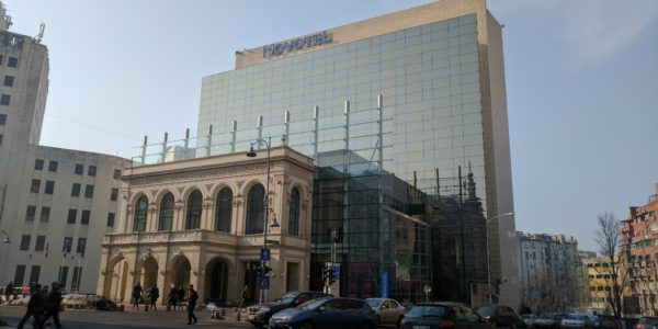 I thought it was cool how this hotel integrated the old building into the new.