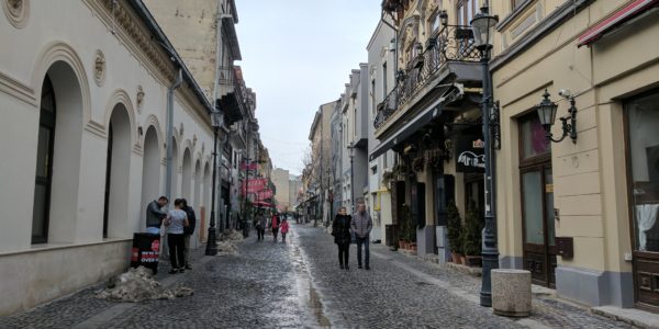 One of Bucharest’s streets